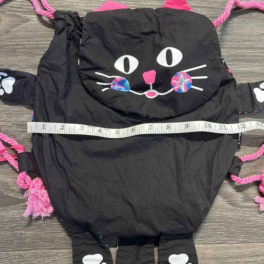 LUSH ReWrap Bewitched Cat Backpack Bag Halloween Limited Organic Cotton Knapsack